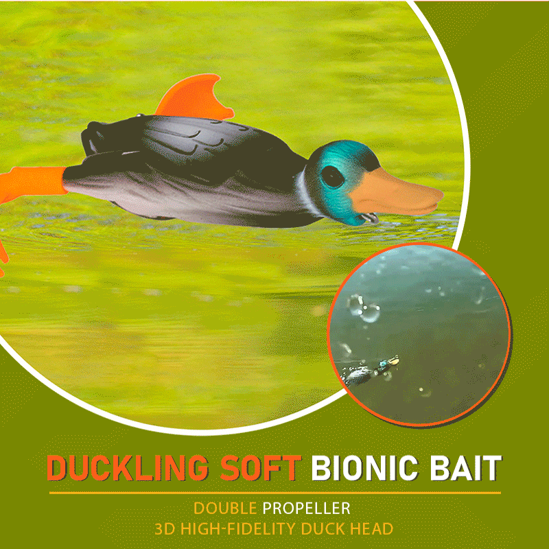 Double Propeller Duck Soft Bionic Bait