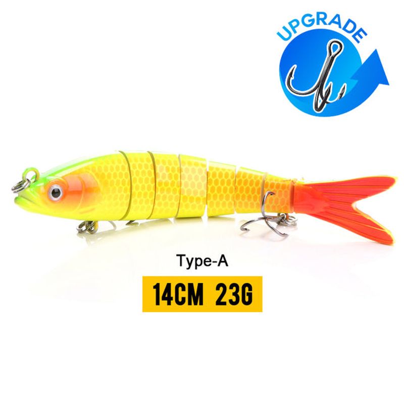 10/14cm Sinking Wobblers Fishing Lures Jointed Crankbait Swimbait 8 Segment Hard Artificial Bait For Fishing Tackle Lure