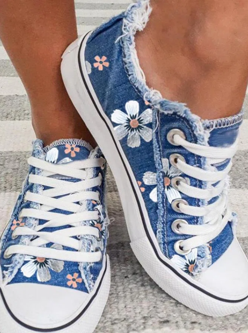 Canvas Casual Women's Flat Heel Flats