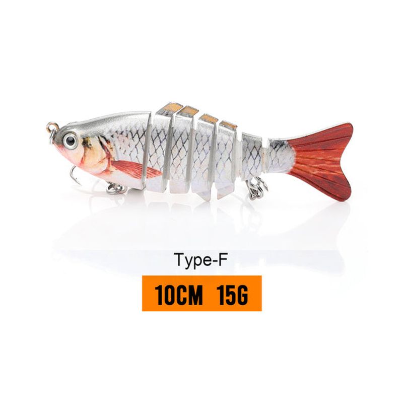 10/14cm Sinking Wobblers Fishing Lures Jointed Crankbait Swimbait 8 Segment Hard Artificial Bait For Fishing Tackle Lure