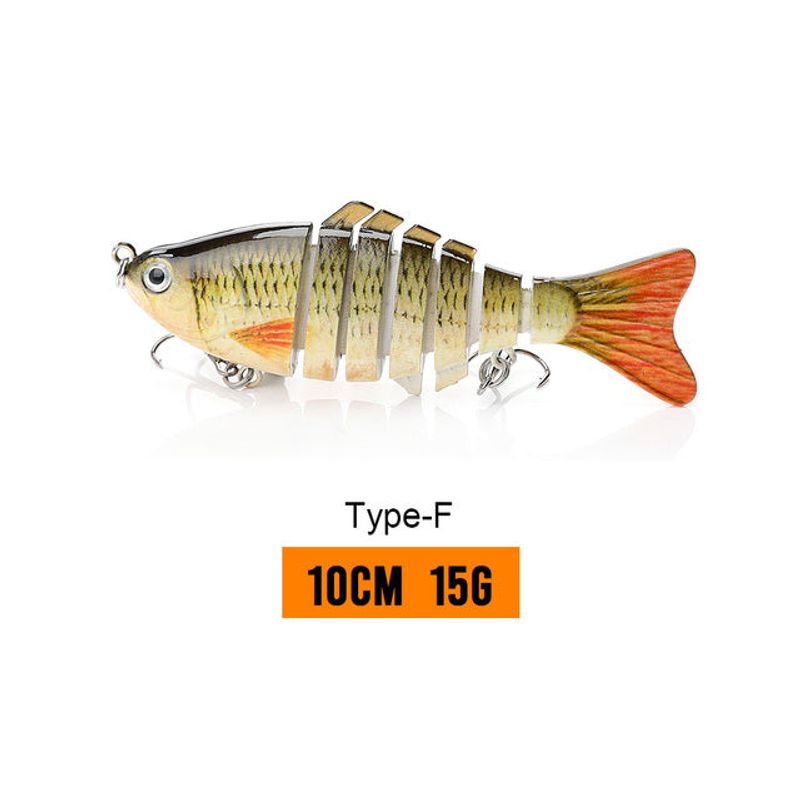10/14cm Sinking Wobblers Fishing Lures Jointed Crankbait Swimbait 8 Segment Hard Artificial Bait For Fishing Tackle Lure
