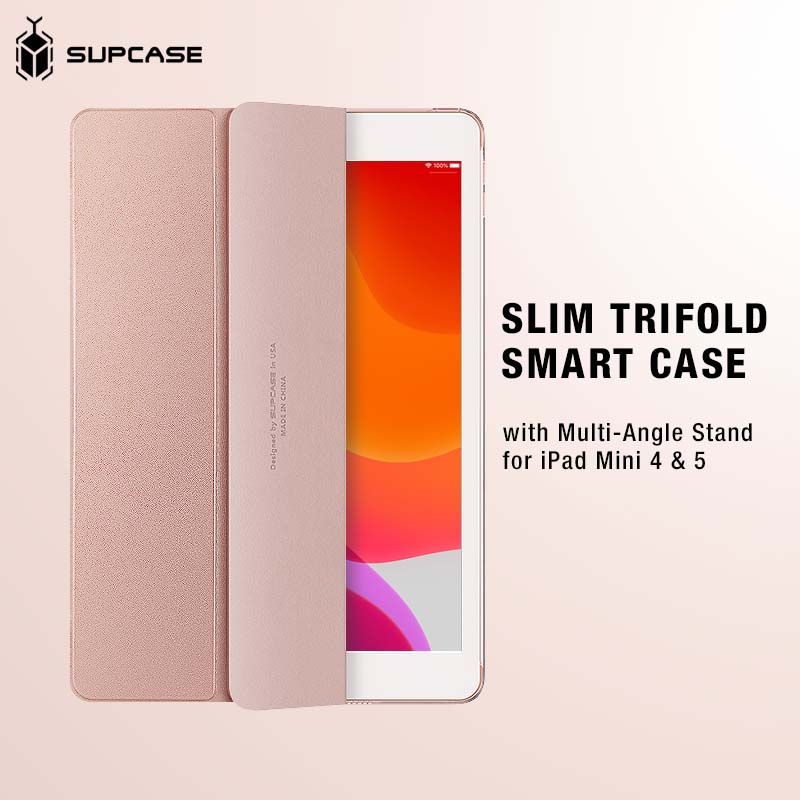 iPad mini 5 Unicorn Beetle ROYAL Leather Case-Rose Gold