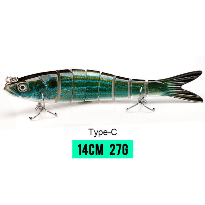 Fishing Lures for Bass Trout Multi Jointed Swimbaits Slow Sinking Bionic Swimming Lures Lifelike Bass Fishing Lures Kits