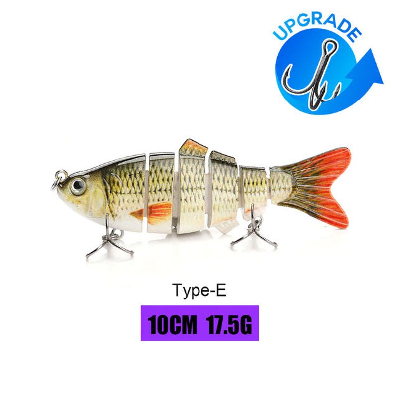 10/14cm Sinking Wobblers Fishing Lures Jointed Crankbait Swimbait 8 Segment Hard Artificial Bait For Fishing Tackle Lure