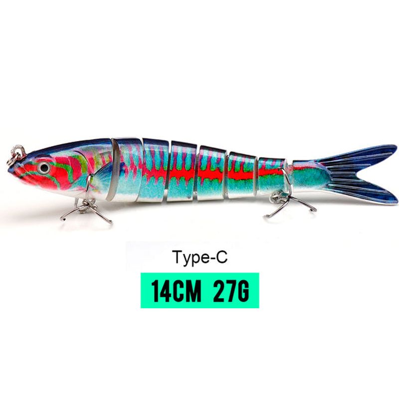 Fishing Lures for Bass Trout Multi Jointed Swimbaits Slow Sinking Bionic Swimming Lures Lifelike Bass Fishing Lures Kits