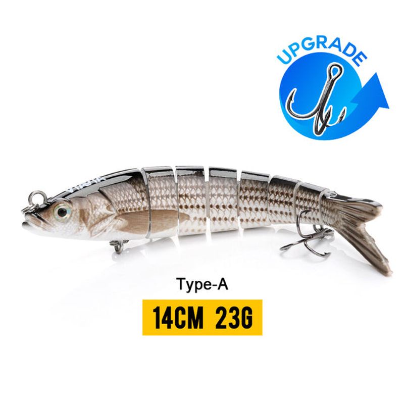 10/14cm Sinking Wobblers Fishing Lures Jointed Crankbait Swimbait 8 Segment Hard Artificial Bait For Fishing Tackle Lure
