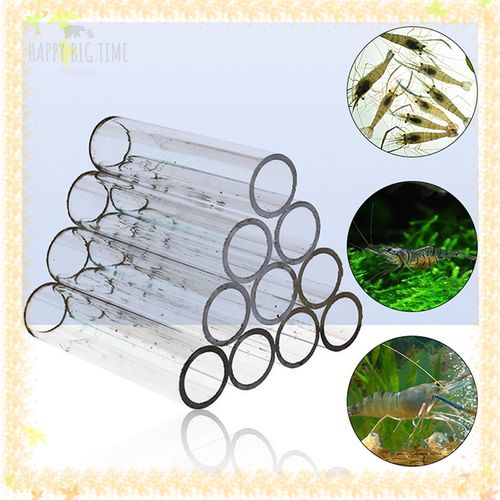 Transparent Acrylic Breeding Tube Shrimp Fish Hide Cave House Aquarium Decoration Supplies