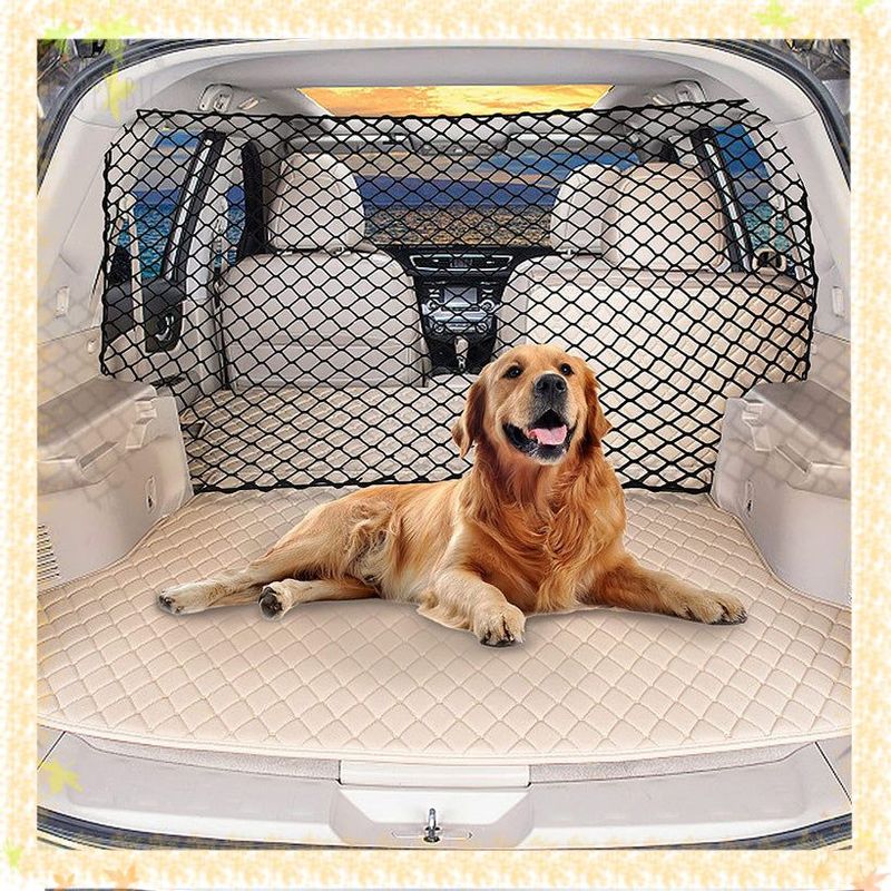 Practical Car Boot Pet Separation Net Fence Safety Barrier