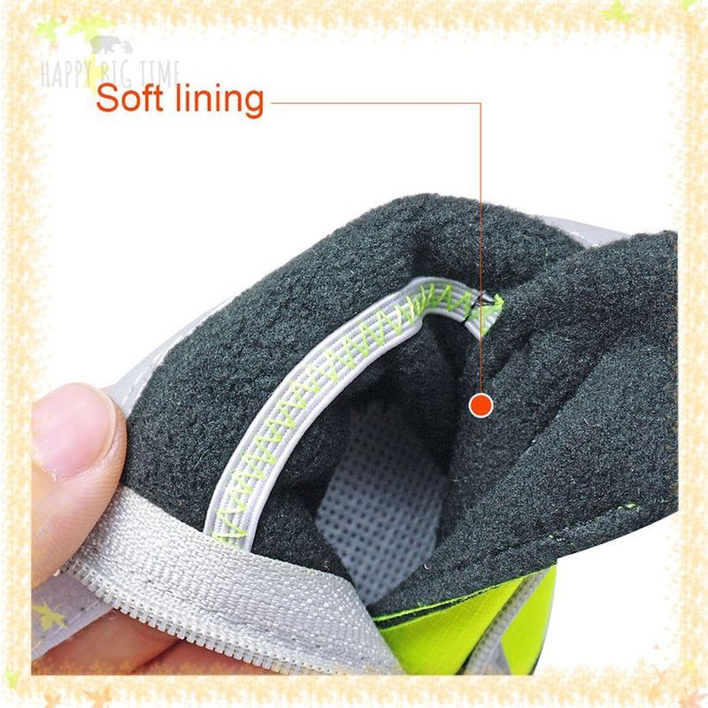 Winter Dog Shoes Warm Small Big Dogs Shoes Socks Waterproof Reflective Dog Boots Paw Protector Non Slip Rain Snow Pet Booties