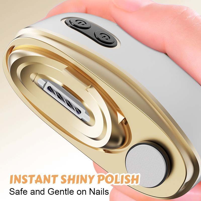 🔥 LAST DAY PROMOTION - 50%OFF 🔥💅2-in-1 Electric Nail Clipper & Polisher  For Home Use 🏠🔧