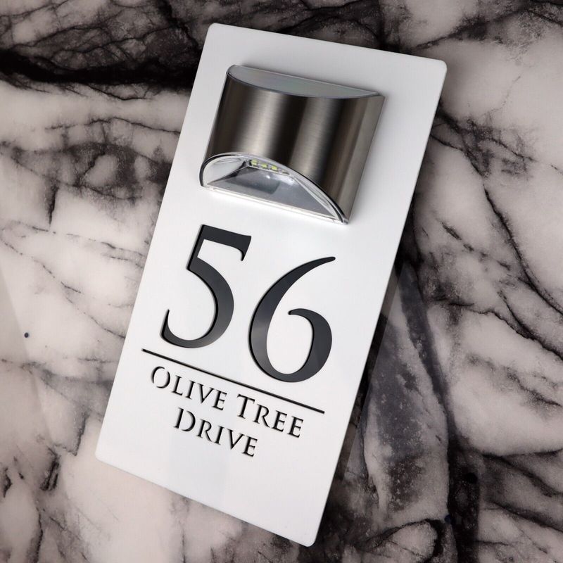 Personalisierte Solarlicht-Laserschnitt-Hausplatte