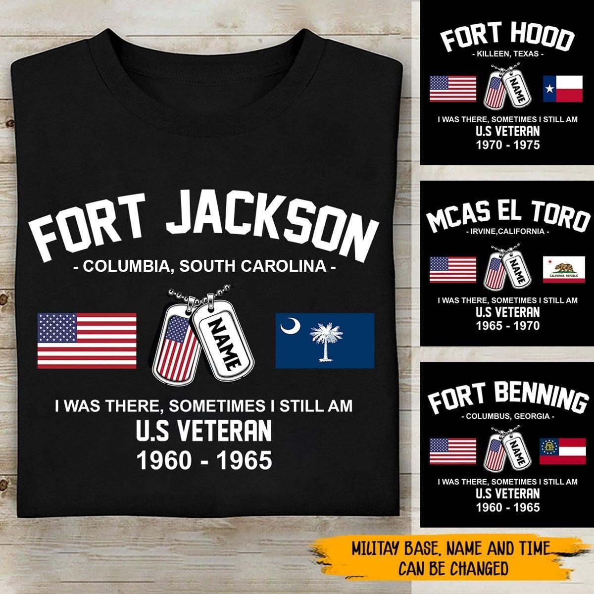 老兵定制衬衫军事基地我在那里有时我仍然是个性化的礼物