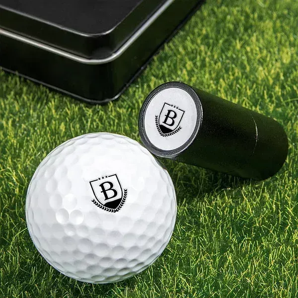 Exclusive custom golf ball stamps-add a personal touch to your golf field test