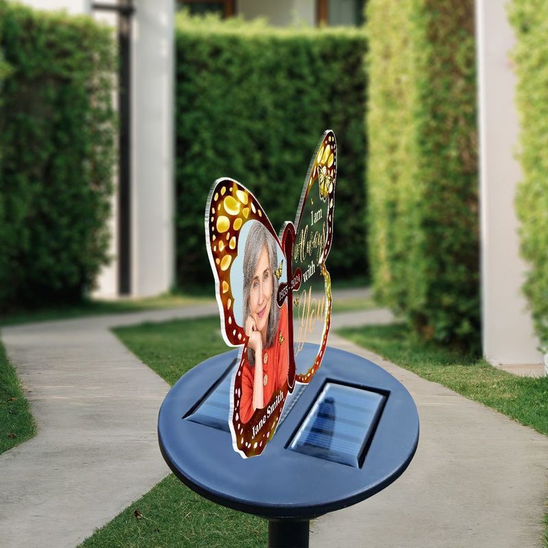 Custom picture solar lamp-your wings were ready, but my heart was not