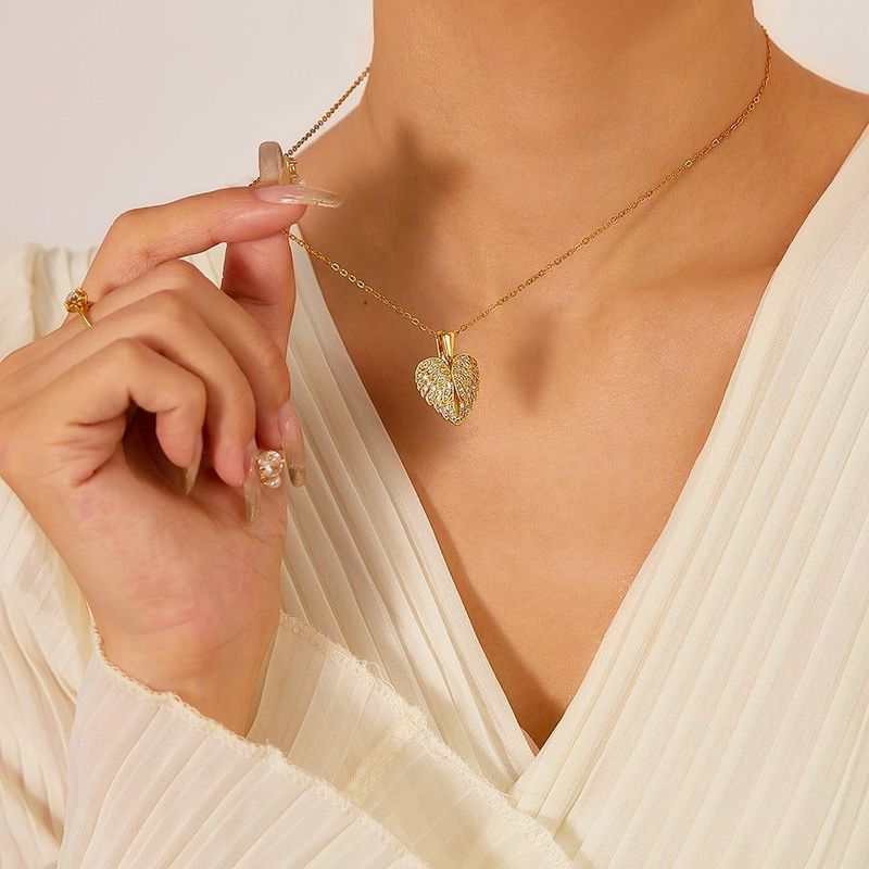 Angel wings necklace eternal guard souvenir with hidden name