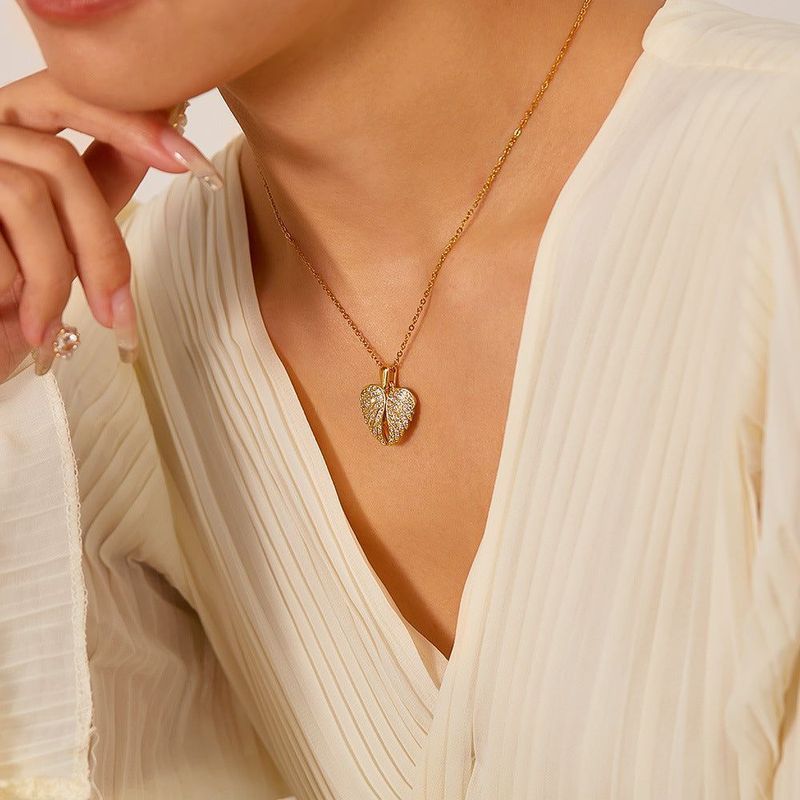 Angel wings necklace eternal guard souvenir with hidden name