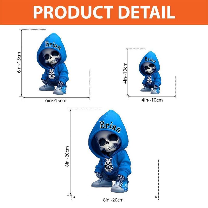 Skull shaped great skull custom acrylic painting