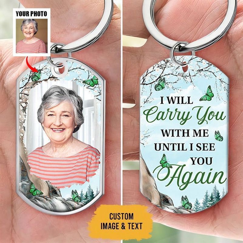 Custom photo i am always with you-custom souvenir key chain