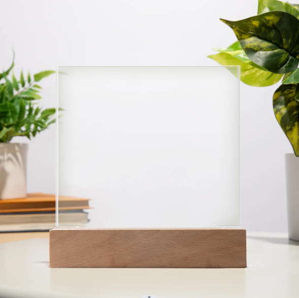 Custom Acrylic Square Plaque - Our Song
