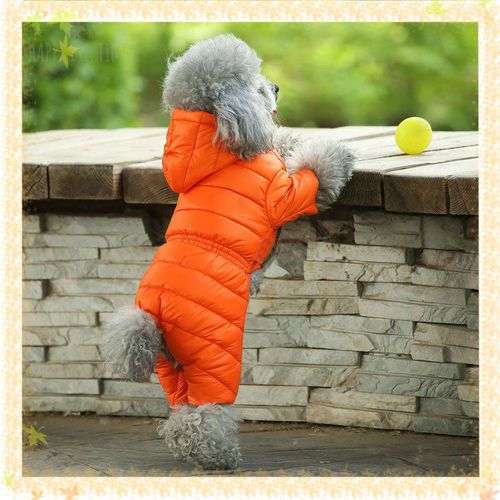 Winter Warm Down Dog Jacket Pet Dogs Costume Puppy