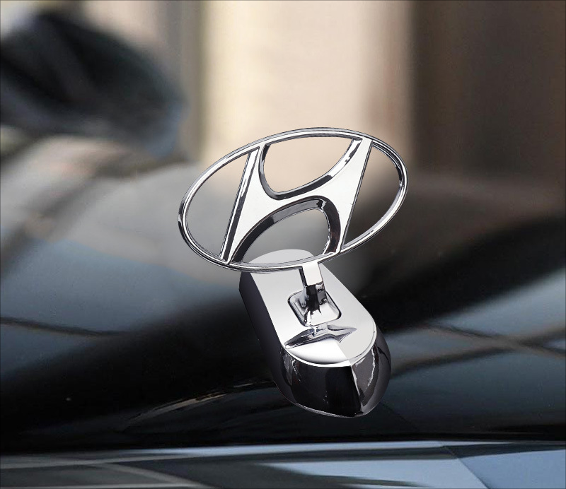 Decoração de modificação de carro Logotipo do capô do motor