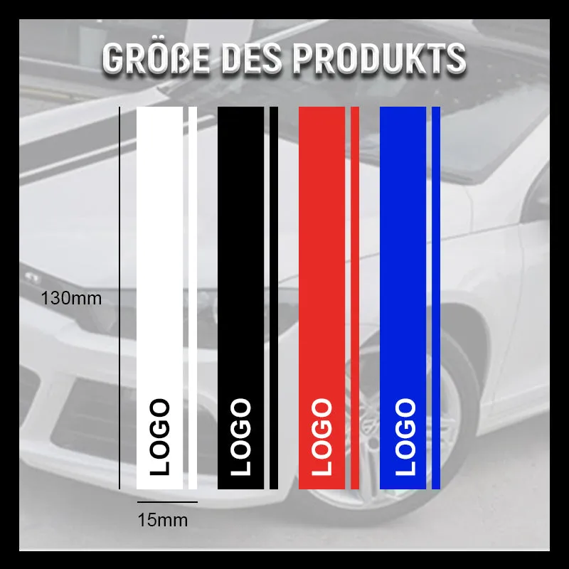 Autocolantes para carro para decorar o capot（embalagem de 2）