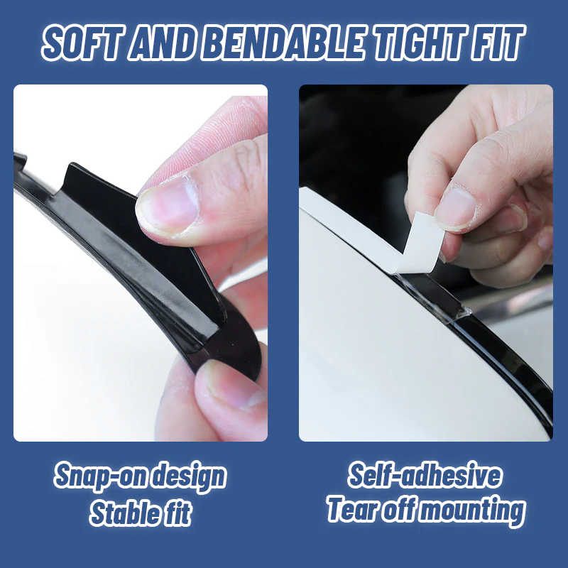 Proteção contra chuva do espelho retrovisor de encaixe（1 par）