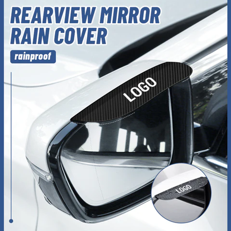 Proteção contra chuva do espelho retrovisor de encaixe（1 par）