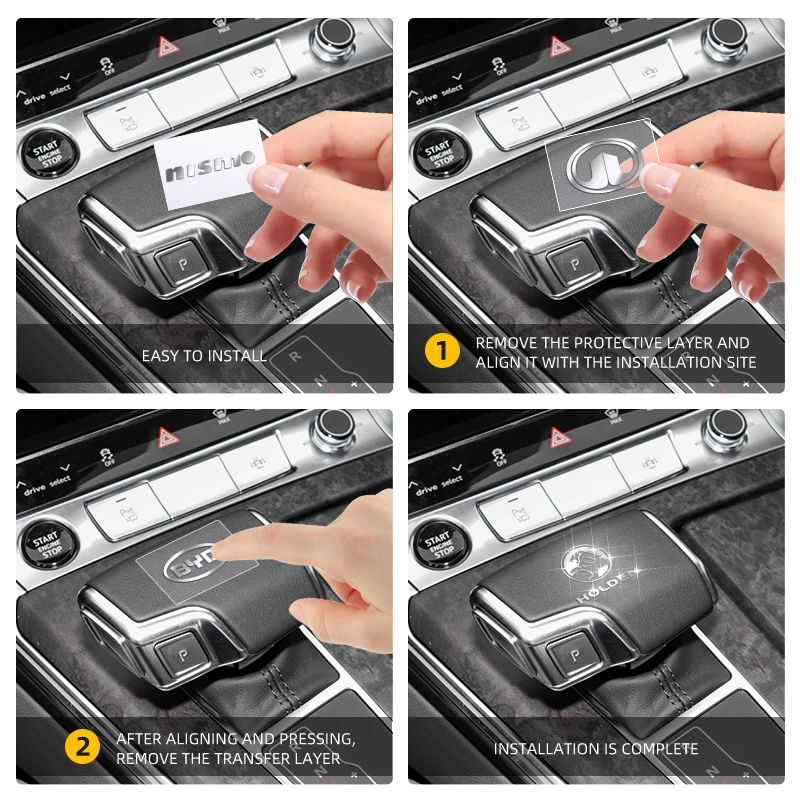 Autocolante de metal 3D para carro🚗