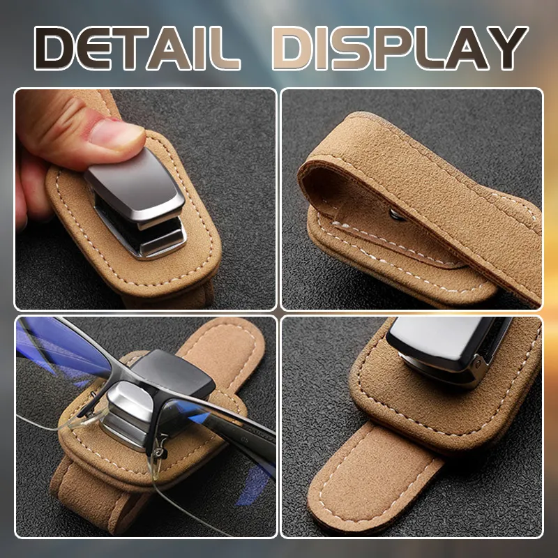 Universal Car Visor Sunglasses Holder Clip