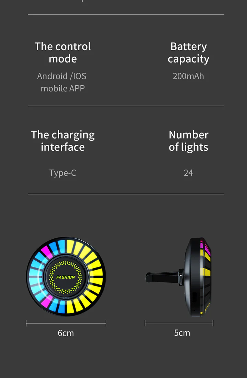 一个规格名称 Car Voice-activated LED Aromatherapy Atmosphere Light 复制 复制 复制