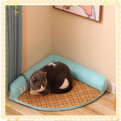 Dog Cooling Mat Pet Ice Pad Teddy Mattress Pet Cool Mat Bed Cat Summer Keep Cool Ice Silk Cooling Dog Mat for Dogs