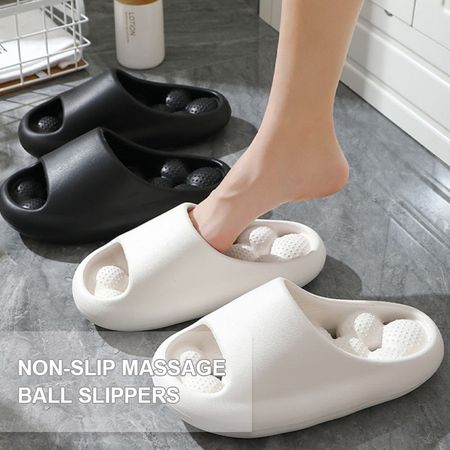Non-smelly feet non-slip massage ball slippers