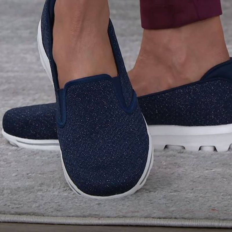 Sparkle Breathable Slip-On  Orthopedic Diabetic Walking Shoes